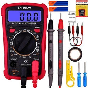 Digital Multimeter DC AC Voltmeter Ohm Volt Amp Multi Tester for Voltage